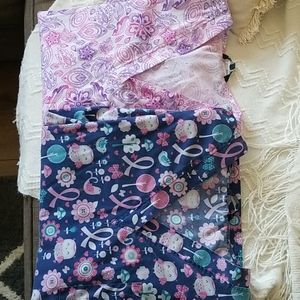 Womens plus scrub tops